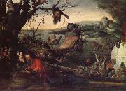 Mandyn, Jan Landscape wtih the Legend of St.Christopher oil painting
